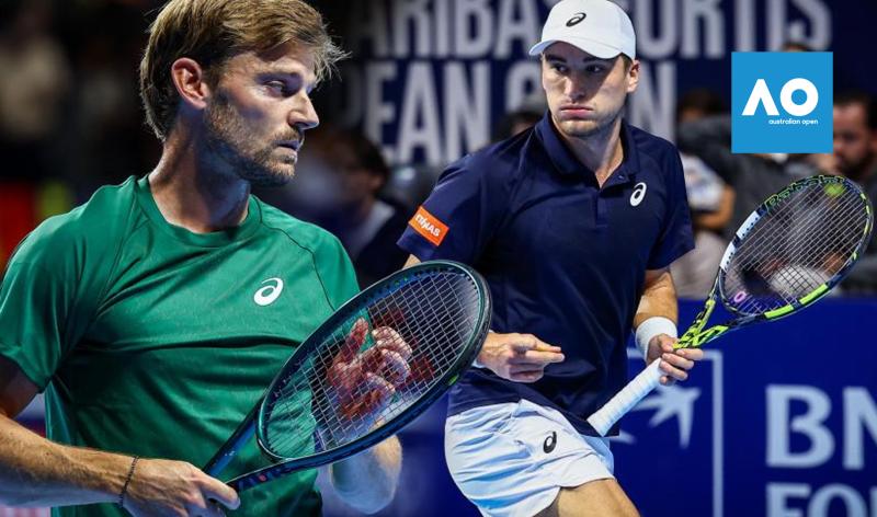 Raphaël Collignon et David Goffin sortis d'entrée