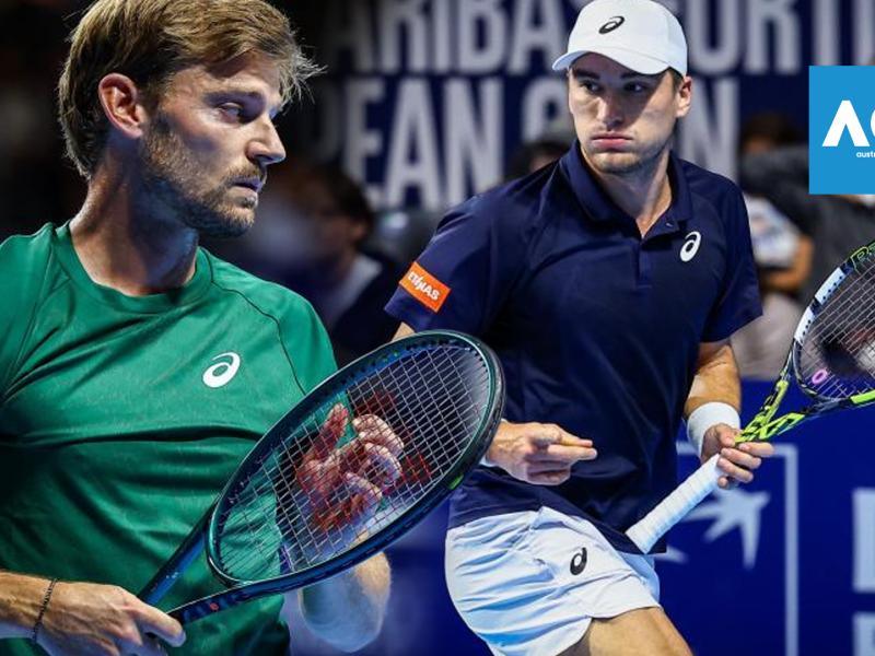 Raphaël Collignon et David Goffin sortis d'entrée