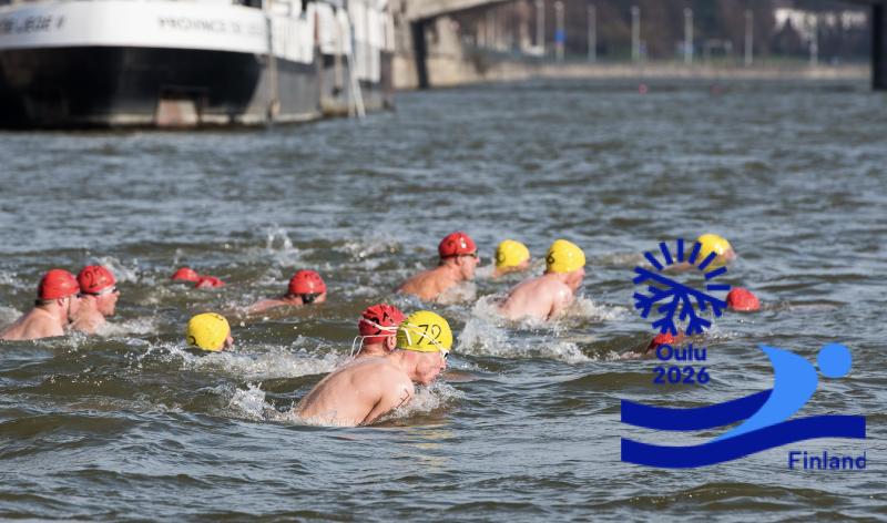 Des Hutois aux Mondiaux de nage en eaux glacées