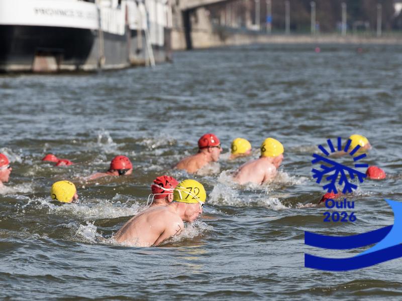 Des Hutois aux Mondiaux de nage en eaux glacées