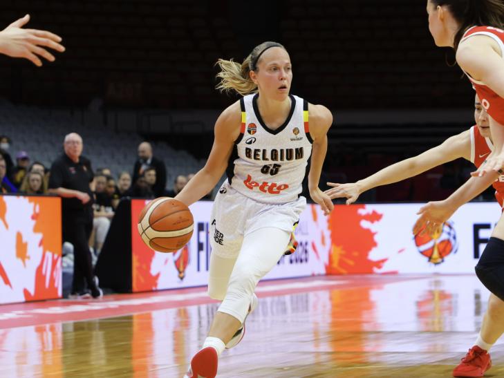 Basket : Julie Allemand, meilleure joueuse (MVP) du tournoi de Wuhan avec le Belgian Cats
