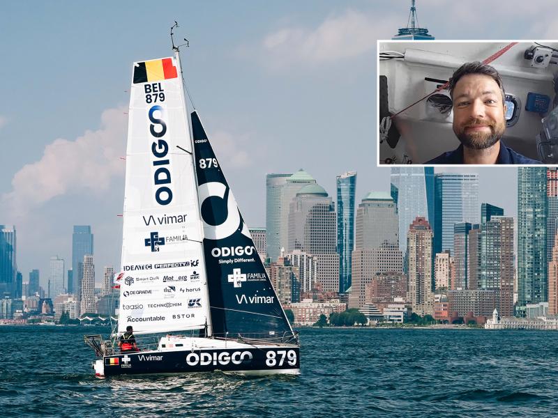 Voile : Quentin Debois à l'assaut d'un nouveau record sur l'Atlantique Nord