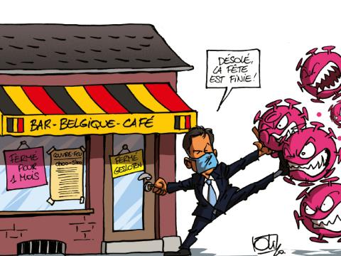 "A l'eau le Monde !" le cinquième album du dessinateur de presse Oli