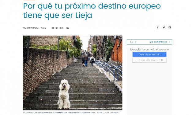 Liège, à visiter selon le journal espagnol El Mundo