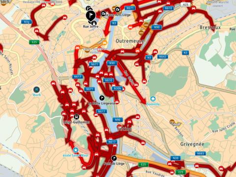 E40/E25 - 4 accès fermés suite à une panne technique de la signalisation