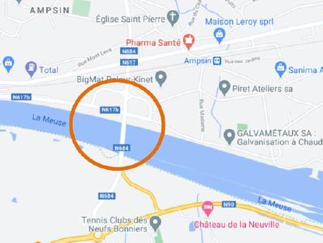 N684 – fin de chantier sur le pont d’Ampsin-Neuville