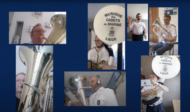 La Musique des Cadets de Marine se fait à nouveau entendre sur les réseaux sociaux