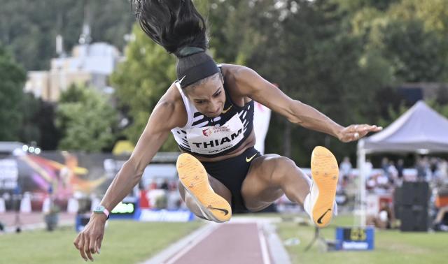Meeting de Liège : Nafi Thiam a sauté dans son jardin