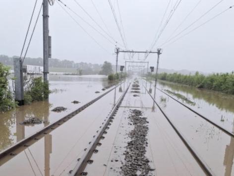 Le trafic ferroviaire entre Visé et Maastricht ne reprendra finalement que mardi matin