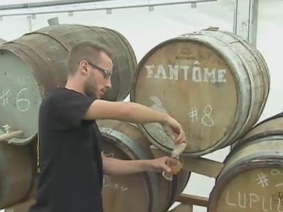 Anthisnes : de la bière vieillie en fÍ»ts de chêne 
