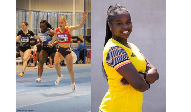 Athlétisme: Marine Jehaes et Nafy Thiam au top en Belgique