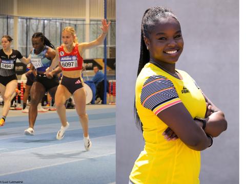 Athlétisme: Marine Jehaes et Nafy Thiam au top en Belgique
