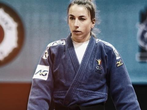 Charline Van Snick au tapis à cause des blessures
