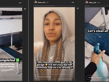 Conditions d'entraînement adaptées pour Nafi Thiam