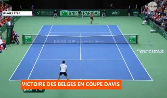 Coupe Davis : la Belgique se qualifie pour les quarts de finale