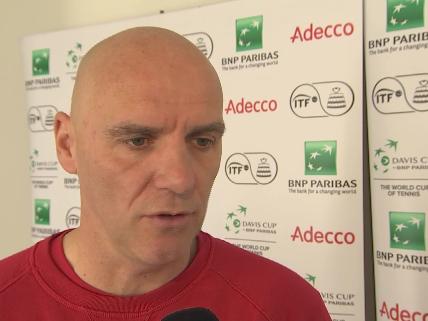 Coupe Davis : présentation avec le capitaine de l'équipe belge