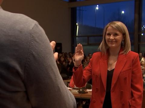 Déborah Géradon, première femme bourgmestre de Seraing
