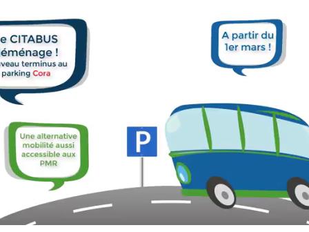 A partir du 1er mars, déménagement du Citabus !