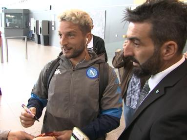 Dries Mertens et Naples bien accueillis en région liégeoise