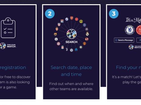 Find Your Match, le Tinder du foot, est lancé sur le web !