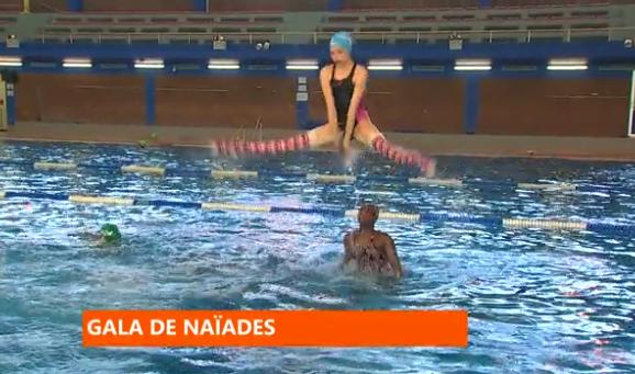Gala de natation synchronisée : ultime entrainement