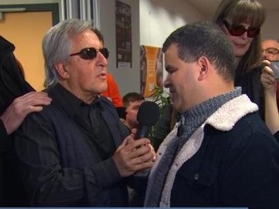 Gilbert Montagné en visite à La Lumière 