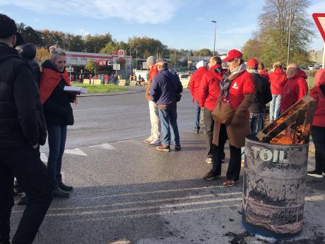 Grève générale fort suivie en région liégeoise