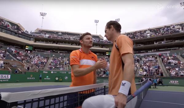 Indian Wells: David Goffin s'incline devant Andy Murray