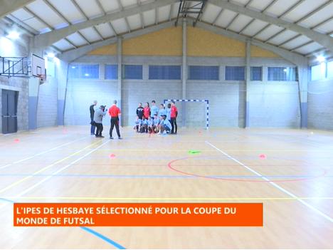 IPES Hesbaye à la coupe du monde de Futsal