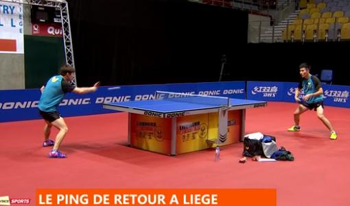 L'élite du tennis de table à Liège