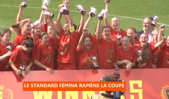Le Standard Fémina remporte la coupe de Belgique