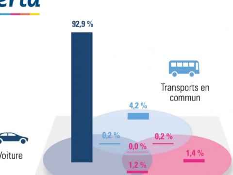 Les travailleurs liégeois parmi les plus fidèles à la voiture