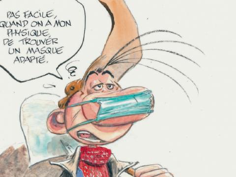 Petites chroniques illustrées du temps du Covid selon Pierre Tombal