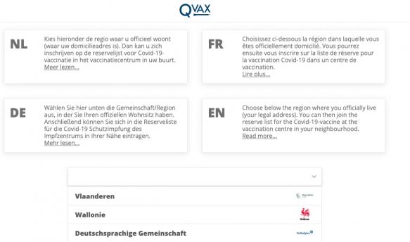 Vaccination: 1 minute pour s'inscrire sur QVAX!