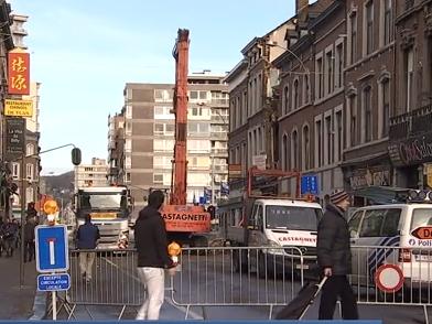 Rue Grétry : rouverte à la circulation dés lundi 