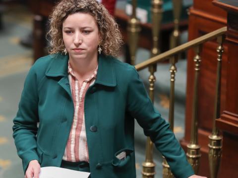 Sarah Schlitz présente sa démission