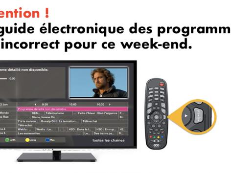 Si vous comptez enregistrer un de nos programmes...