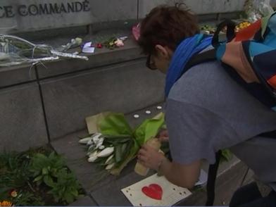 Témoignages d'hommages aux victimes de la fusillade de Liège 