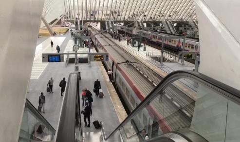 Timelapse à la gare des Guillemins