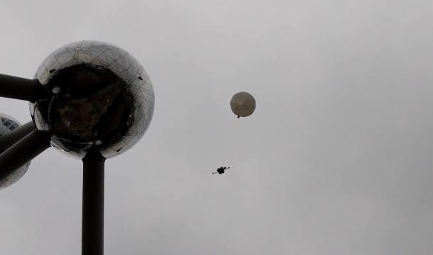 Une montre liégeoise dans l'espace