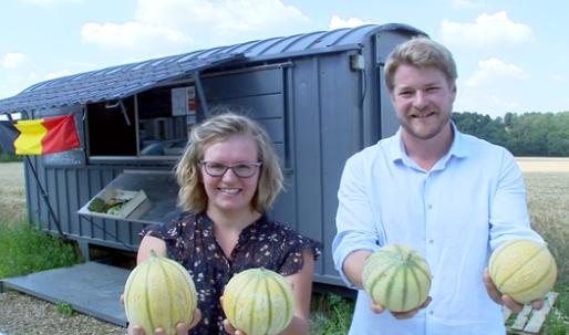 Wanze : il cultive des melons en Wallonie 