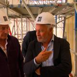 Philippe Villeneuve, l’architecte de Notre-Dame, séduit par le chantier de Sainte-Croix.