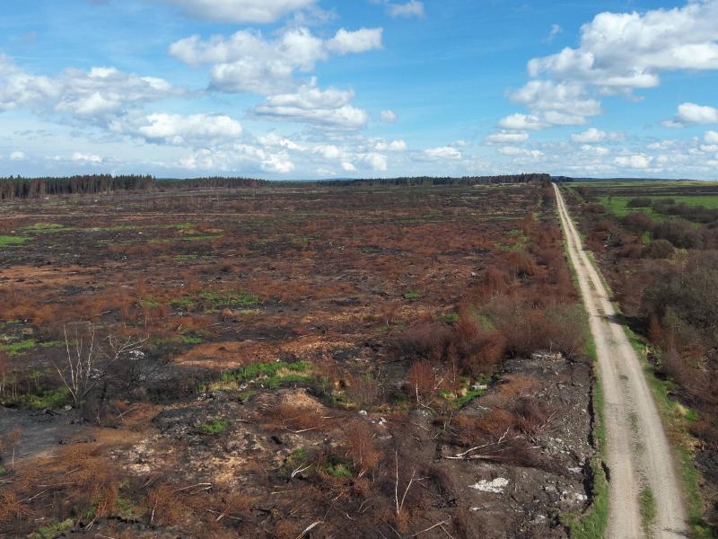 Incendie des Hautes Fagnes : levée de la phase d’urgence provinciale