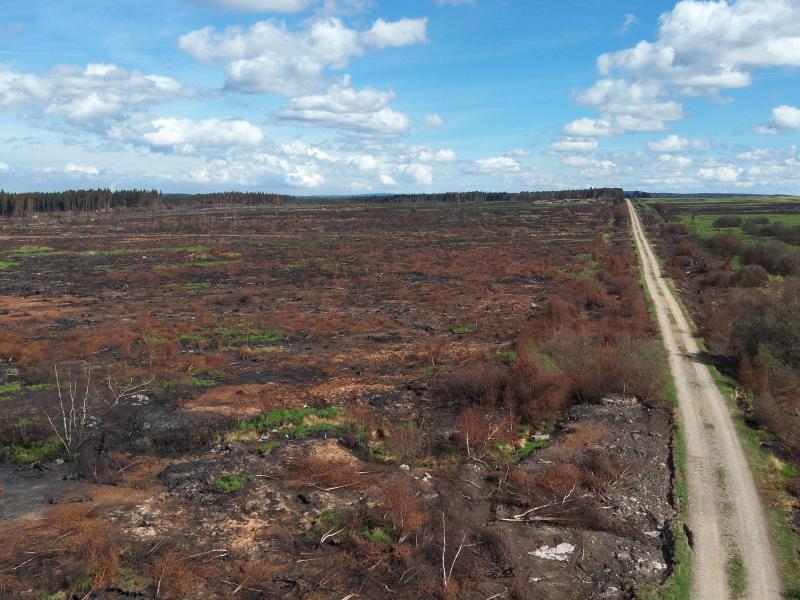 Incendie des Hautes Fagnes : levée de la phase d’urgence provinciale