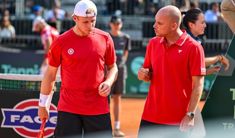 Coupe Davis : Gauthier Onclin battu dans le premier simple face à l'Autriche