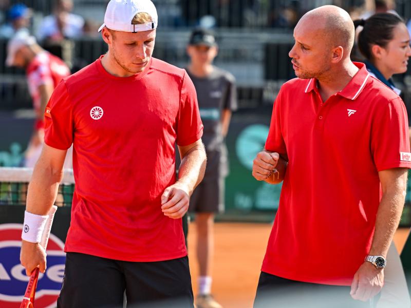 Coupe Davis : Gauthier Onclin battu dans le premier simple face à l'Autriche