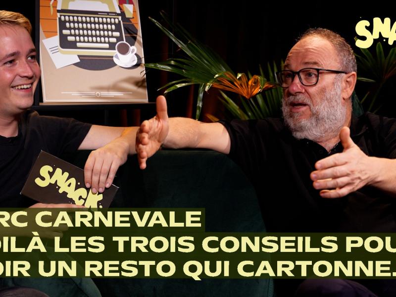 Marc Carnevale : de restaurateur liégeois à Monsieur Beurre, star des réseaux