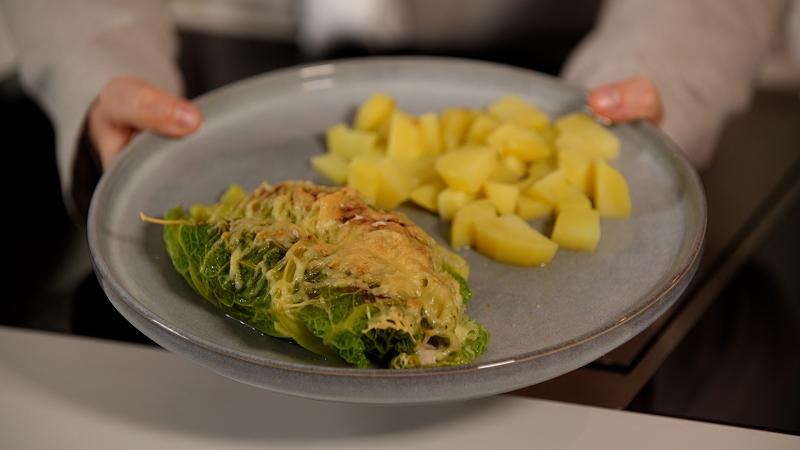 Chou farci façon cannelloni
