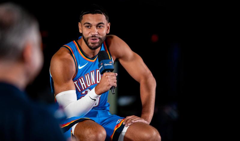 Ajay Mitchell prêt pour sa troisième saison NBA