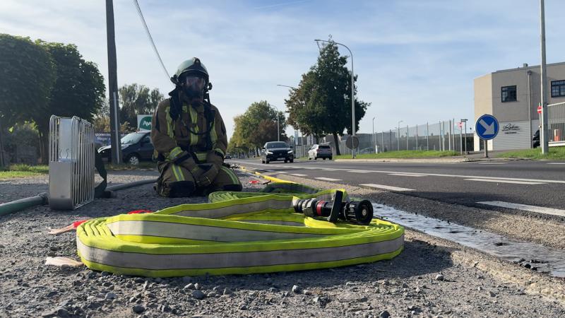 Fuite de gaz : un exercice grandeur nature pour tester la coordination des secours en Hesbaye